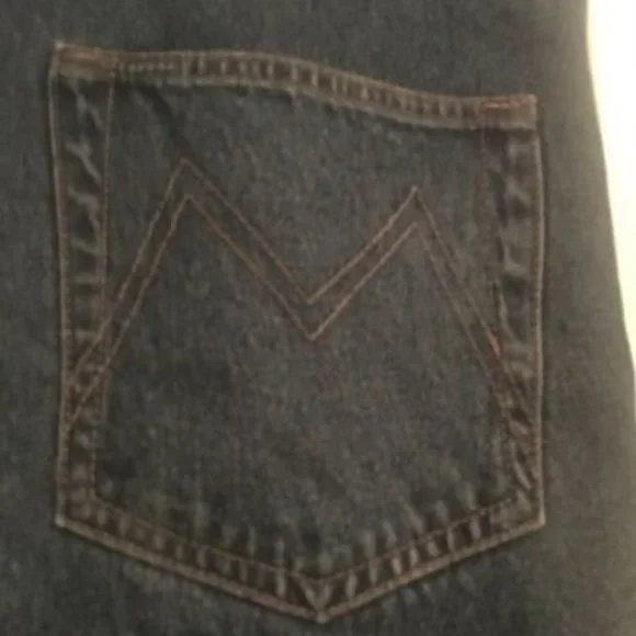 Old Mill Mens Fleece Lined Blue Denim Jeans Pants Sz 36 X 36